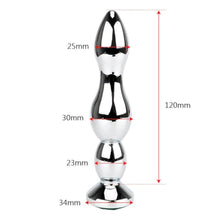 Charger l'image dans la galerie, Plug anal en acier inoxydable avec bijoux BDSM