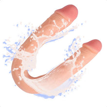 Lade das Bild in den Galerie-Viewer, Doppelte Penetration 18 Zoll superlanger Dildo BDSM