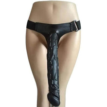 Load image into Gallery viewer, Super Long 13 Inch Big Black Strap On Dildo BDSM