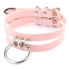 Charger l'image dans la galerie, Collier ras du cou classique fait main avec anneau en O