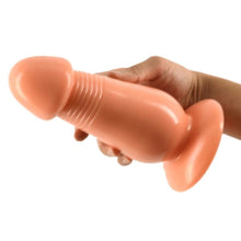 Load image into Gallery viewer, Thick Black Suction Cup Dildo