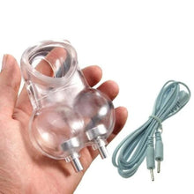 Load image into Gallery viewer, Electro Shock Ready Cock and Ball Ring BDSM