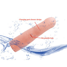 Load image into Gallery viewer, Remote-Controlled Vibrating Penis Sleeve BDSM