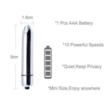 Load image into Gallery viewer, Jeweled Stainless Steel Butt Plug and Vibrator BDSM