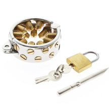 Load image into Gallery viewer, BDSM Spiked Ball Stretcher Shackle