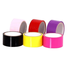 Load image into Gallery viewer, Electrostatic Wraparound Tape Gag BDSM