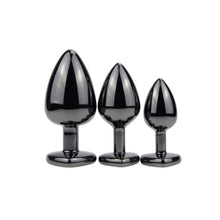 Load image into Gallery viewer, Red Heart Metal Butt Plug Kit 3pcs BDSM