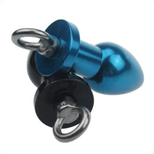 Load image into Gallery viewer, Hollow Inner Tube Metal Butt Plug 4.45 Inches Long