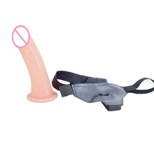 Lade das Bild in den Galerie-Viewer, Besiegen Sie erektile Dysfunktion 6 Zoll Umschnalldildo BDSM