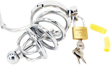 Charger l'image dans la galerie, Cage de chasteté avec plug anal - Cage de chasteté avec plug anal