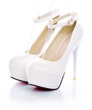 Load image into Gallery viewer, Ankle Strap High Heels
