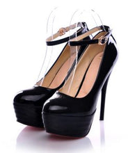 Load image into Gallery viewer, Ankle Strap High Heels