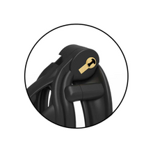 Load image into Gallery viewer, Beta Nub - Plus Edition: Black Resin Chastity Cage BDSM