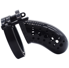 Charger l'image dans la galerie, Nouvelle cage de chasteté en plastique de 3,8 pouces de long (les 5 anneaux inclus)