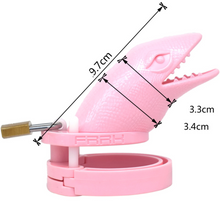 Charger l'image dans la galerie, Cage de chasteté de 3,81 pouces de long (les 5 anneaux inclus)