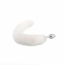 Load image into Gallery viewer, Majestic Arctic Fox Tail Butt Plug 17 Inches Long BDSM