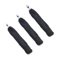 Charger l'image dans la galerie, Plug anal queue de renard soumis et vissé BDSM