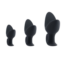 Charger l'image dans la galerie, Plug en silicone extensible noir BDSM
