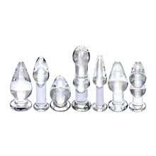 Load image into Gallery viewer, 7 Styles Crystal Glass Stimulator Plug bdsm