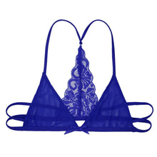 Lade das Bild in den Galerie-Viewer, Durchsichtiger Sissy-BH aus Spitzennetz
