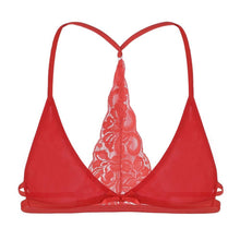 Lade das Bild in den Galerie-Viewer, Durchsichtiger Sissy-BH aus Spitzennetz