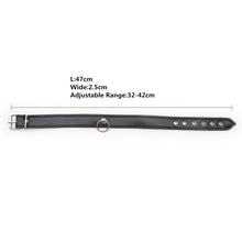 Charger l'image dans la galerie, Collier en cuir pour esclave BDSM