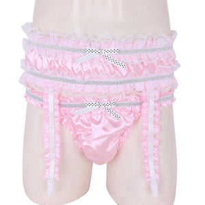 "Royal Sissy" Panties w/ Garters Set