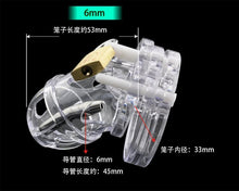 Lade das Bild in den Galerie-Viewer, Harper Clear Cock Cage 2,09 Zoll lang