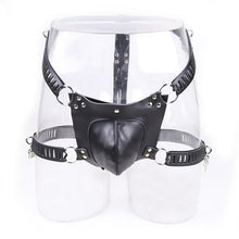 Load image into Gallery viewer, Men's Chastity Belt Leather