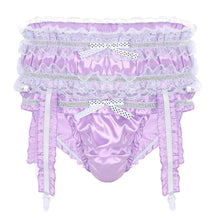 Charger l'image dans la galerie, Ensemble culotte et porte-jarretelles "Royal Sissy"