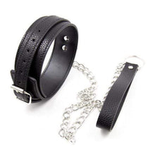 Charger l'image dans la galerie, Collier d'esclave noir pour animal de compagnie du maître