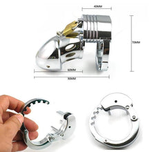 Lade das Bild in den Galerie-Viewer, Keuschheitskäfig aus Metall, geschlossener Prototyp, verstellbar