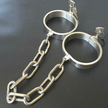 Load image into Gallery viewer, Heavy Duty Stainless Leg Shackles BDSM
