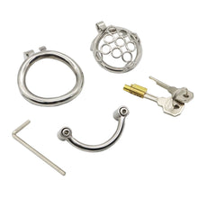 Lade das Bild in den Galerie-Viewer, Kleiner Peniskäfig mit Fluchtschutz-Design