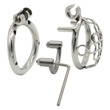 Lade das Bild in den Galerie-Viewer, Kleiner Peniskäfig mit Fluchtschutz-Design