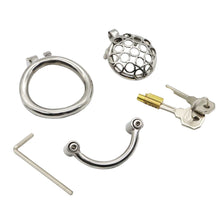 Lade das Bild in den Galerie-Viewer, Super kleiner Keuschheitskäfig mit Fluchtschutzdesign