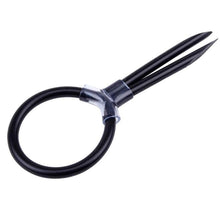 Load image into Gallery viewer, Black Silicone Lasso Cock Ring BDSM