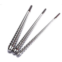 Charger l'image dans la galerie, Baguette de masturbation urétrale nervurée pour pénis BDSM