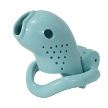 Load image into Gallery viewer, Blue Resin Cock Cage