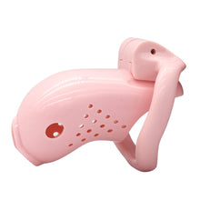 Load image into Gallery viewer, Pink Plastic Chastity Device