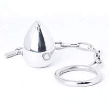 Load image into Gallery viewer, Stainless Steel Anal Plug With Cock Ring