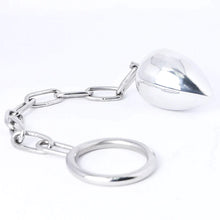Load image into Gallery viewer, Stainless Steel Anal Plug With Cock Ring