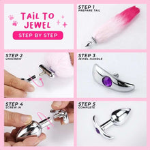 Charger l'image dans la galerie, Plug anal queue de renard soumis et vissé BDSM