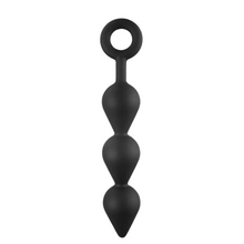 Load image into Gallery viewer, Beaded Silicone Anal Plug
