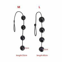 Load image into Gallery viewer, Out String Blacked Anal Beads