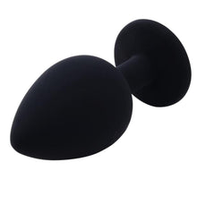 Load image into Gallery viewer, Purple Jeweled Butt Plug With Vibrator BDSM