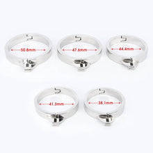 Lade das Bild in den Galerie-Viewer, Bondage-Keuschheitskäfig aus Edelstahl mit Spike-Ring