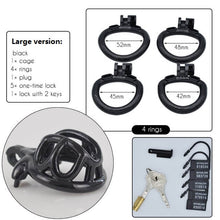 Lade das Bild in den Galerie-Viewer, Leichter 3D-Keuschheits-Peniskäfig