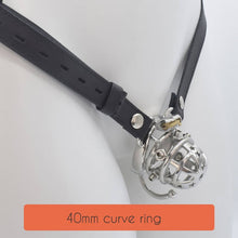 Load image into Gallery viewer, Brutal BDSM Chastity Cage with Belt