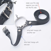 Load image into Gallery viewer, PU Stcrap Belt with Big Mamba Cock Cage, gallery view 5